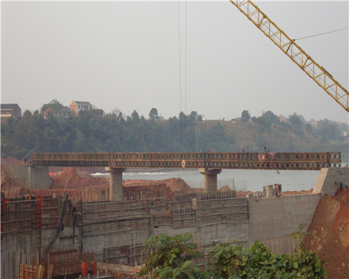 中國華能湘祁水電站39+39+39m(50T)鋼橋案例 中國華能湘祁水電站39+39+39m(50T)鋼橋案例